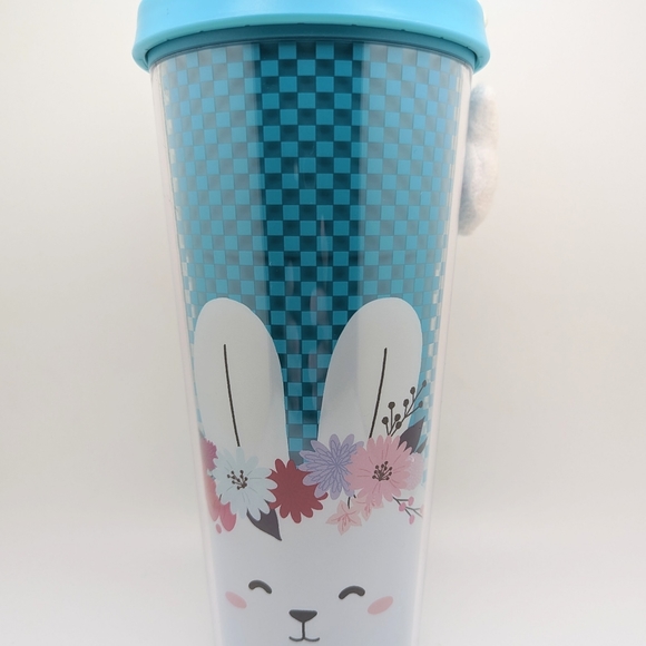 Starbucks Asia blue bunny 16oz plastic tumbler BNWT